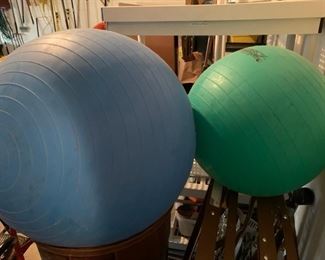 Exercise balls $10