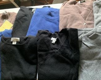 Lot of Cashmere sweaters - most are size 3X  $50