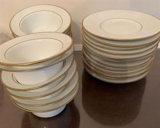 12 Sets of Limoges bowls and saucers $20