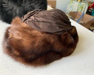 Fur hat and muff - muff is shedding $15