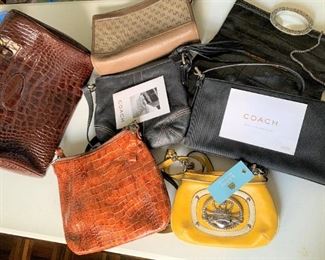 Designer purse lot, including Coach $150