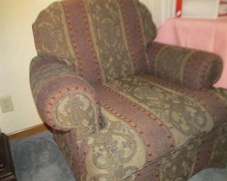 169  Pair of Upholstered arm chairs. Was $60; Now $20