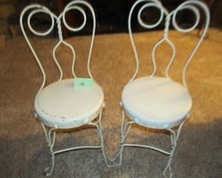 181  Child size ice cream chairs. Was $20; Now $10