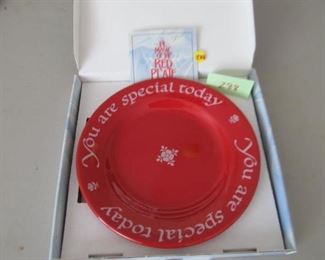 288  Special day plate in box $5