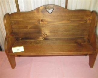 310 Toy sitting bench wood Was $12; Now $6
