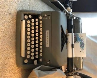 Smith Corona Pacemaker with cover.  Very clean, excellent condition.   $100.00