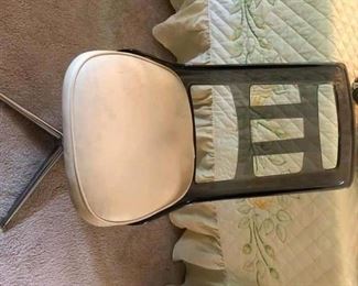 Bar Stools.  Seat is 18 inches above the floor.  Chrome legs.   $25.00 each or 4/$75.00