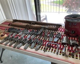 Primitives.   Some from Mr. Walter's Cobbler Shop.