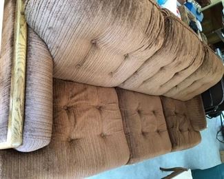 Hide A Bed Sofa.   Good Condition.  Color is actually a darker brown color.  Very Comfortable  $100.00