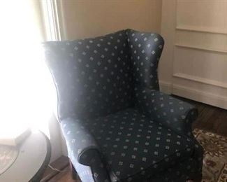 Wing backed chair