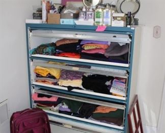 Clothing, cabinet, toiletry