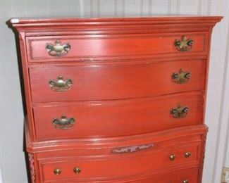 Painted chest of drawers
