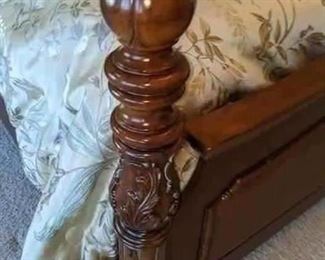 2010 Broyhill King size Bed, bedding and the mattress : Dresser, end tables, and chest. $800 for all
