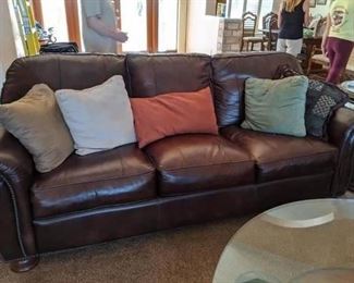 2010 (2) Thomasville Leather Couches EXCELLENT CONDITION $675 each Pillows are not included