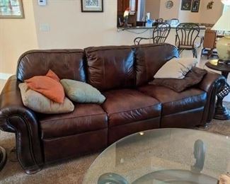 2010 (2) Thomasville Leather Couches EXCELLENT CONDITION $675 each Pillows are not included