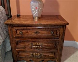 2013 Dresser, end tables, armoire Kings size bed with mattress and bedding $ 800