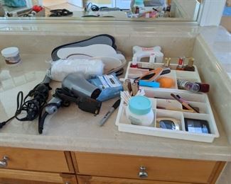 Bathroom items hair dryers etc RANGE from 0,75 up to 15.00