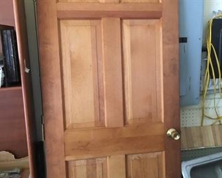 Solid Wood Entrance Way Door w/Hardware--"Standard" Size--Ready to Hang!