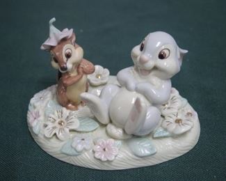 $35. Thumper and Flower. Lenox Disney Showcase. 