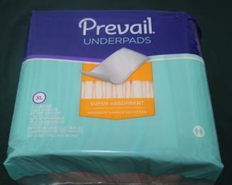 $3. Prevail under pads, pack of 10 extra large pads.