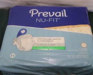 $8. Prevail Nu-Fit briefs with side tabs. XL 15 pack.