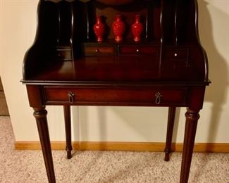 CLEARANCE   $45.00 now, was $100.00......Bombay Company Secretary Writing Desk with Drawer, Two Tone Cherry