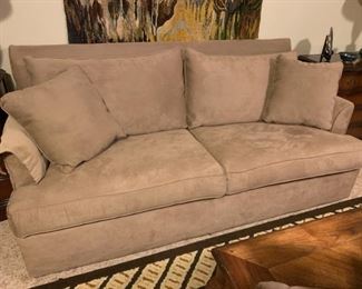 CLEARANCE !  $100.00 now, was $250.00.......Microsuede Sofa/Couch (2 available) Very good condition, hardly looks used!  