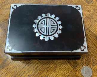 $25.00.....Mother of Pearl Box (Trinket/Carved Box 17)