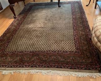 REDUCED!  $500.00 now, was $800.00.....Super Persian Rug hand woven  9'7" x 6'5" (RUG 5)