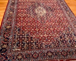 Half Off!  $300.00 now, was $600.00....Beautiful Persian Rug 8'8" x 5'10" lovely colors. (RUG 4)