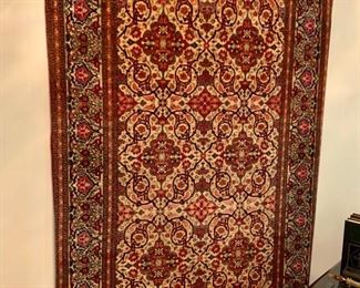 REDUCED!  $800.00 now, was $1,200.00.....Incredible Persian Area Rug 7' x 4'7" Currently displayed on the wall (RUG 6)