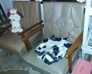Mid-Century Chairs, Cow Pants & Vest pattern (imagine the fashion possibilities!)