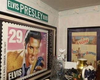 Elvis "Fun in Acapulco" movie lobby card, Elvis Stamp Poster