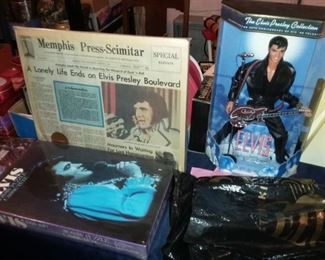 First in Series Elvis Figurine, sealed Elvis Puzzle