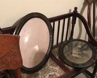 Great little loveseat with tapestry seat