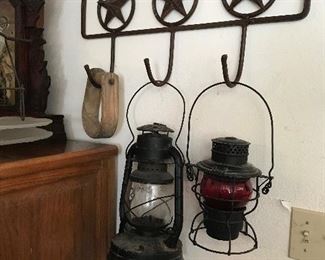 Wabash Railroad Lamp.  Dietz Lamp. 