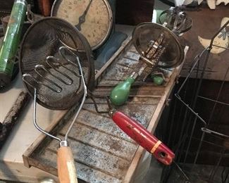 Vintage kitchen utensils