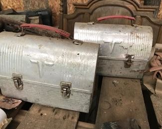Old Metal Lunch Boxes - no thermos