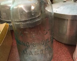 Atlas Mason Jar and we have lots of jars everywhere