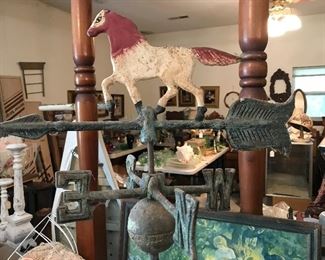 Look at this incredible Weathervance - Painted horse