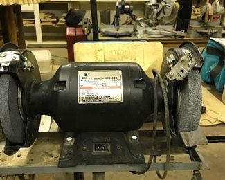 8" Dual Stone  Bench Grinder w Stand
