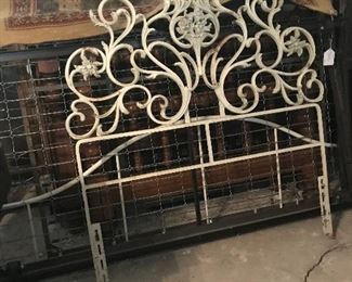 Pretty Iron Bed.  Headboard only
