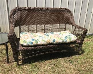 Wicker Loveseat