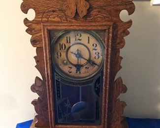 Parlor clock - cabinet is old...however it is not electric