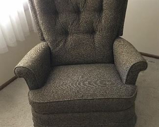 Nice swivel arm chair