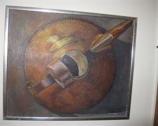 $100 - Kettle Top, Original Oil by D. Stribley, 20 x 17"