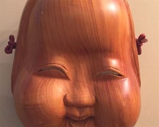 Wooden mask.