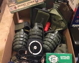 Fun military items.