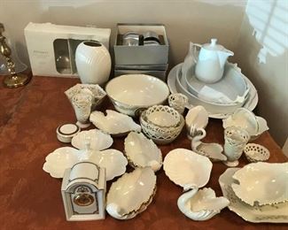 Lenox China - think weddings! Take advantage of low prices and buy these to use for wedding or anniversary centerpieces.