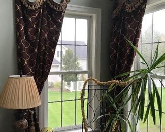 Pair of custom drapes